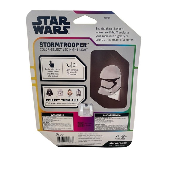 Disney Star Wars Stormtrooper Color Changing LED Night Light New - Picture 2 of 4